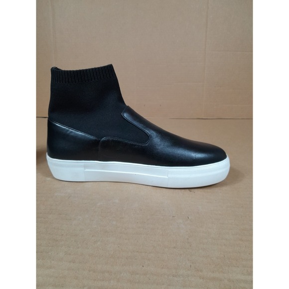 Zara Composite Knit / Leather Chelsea Boot Sneaker Women Sz 8 - Picture 7 of 9